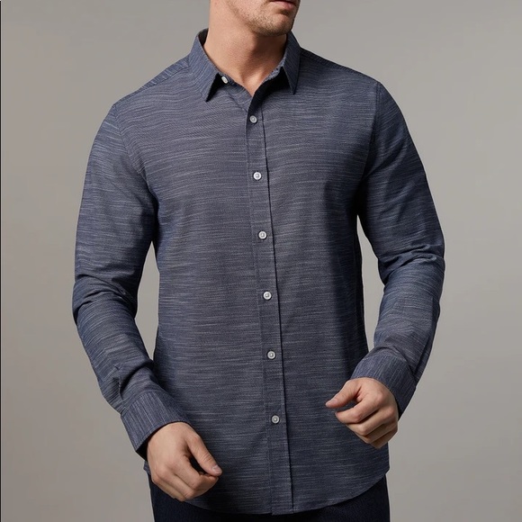 Mark & Julian Ryan Navy Chambray Shirt - Picture 6 of 6